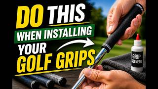 How to re-grip golf clubs