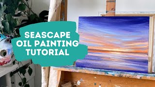 Seascape Water-Mixable Oil Painting Tutorial