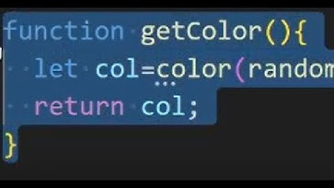 Functions and the Return Statement| p5.js tutorial #13 | javascript | functions