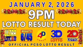 Download lagu 9pm Lotto Result Today PCSO January 2 2026