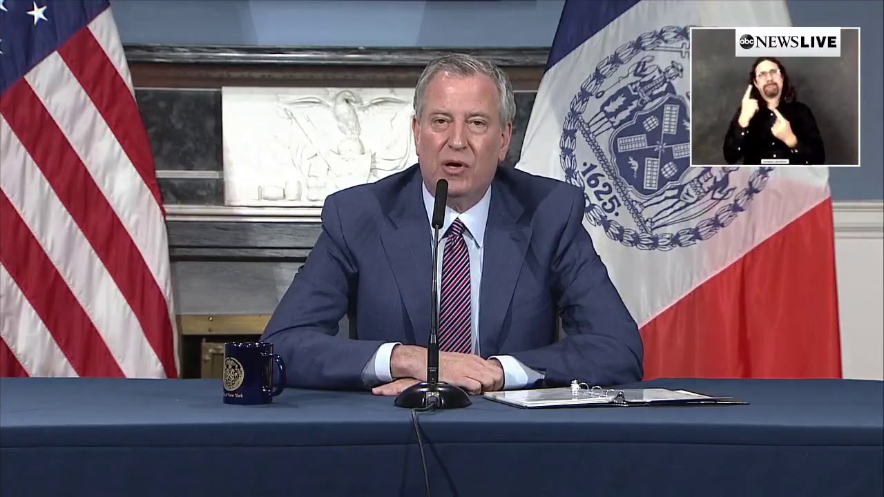 NYC Mayor Bill de Blasio announces public schools will remain closed ...