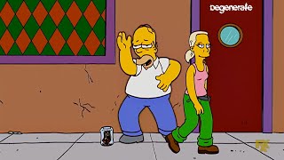 Homero Simpson tarareando Someday de The Strokes