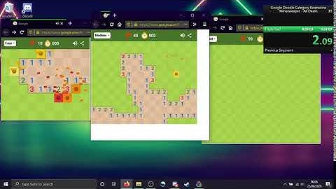 Google Doodle Category Extension speedrun - Minesweeper All Deaths 2.90