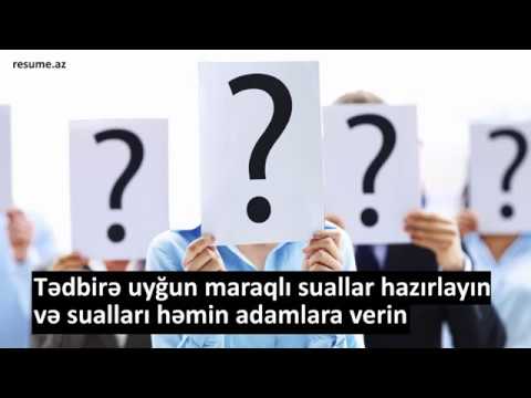 Video: Uğurlu Karyera Qurmaq üçün Necə