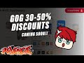 GoG 30-50% Discounts Coming soon! - Guns of Glory