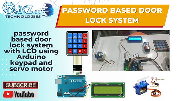 Password Based Door Lock system with LCD using Arduino keypad and Servo motor|DIY(science Projects)