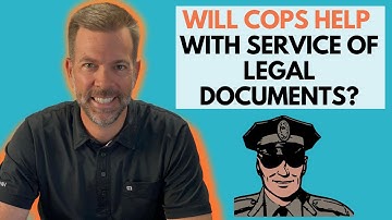 Will the COPS help you serve legal documents?