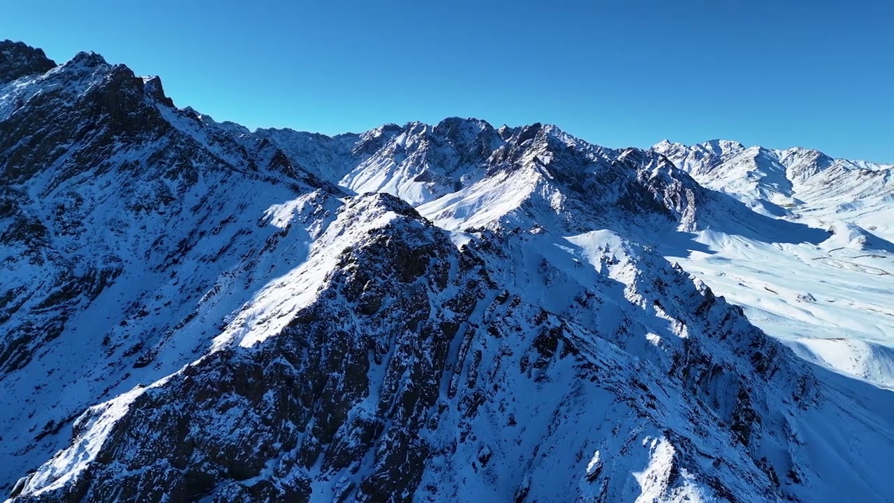Drone Footage Shows Breathtaking Alpine Terrain