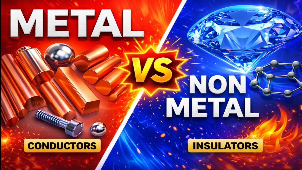 धातु और अधातु का महत्व in Our Life || Metal and Non-Metal || Magnify brain