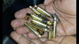 Cleaning Rifle Brass With Nuts And Bolts....