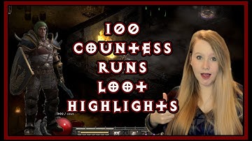 100 Countess Runs LOOT HIGHLIGHTS - Diablo II Resurrected