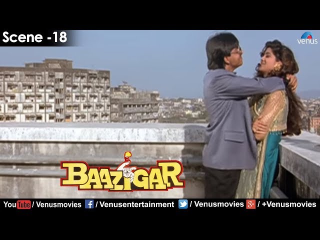 Shahrukh Khan Throws Shilpa Shetty to her Death (Baazigar) class=