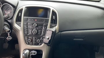 How to remove Opel astra J radio car headunit stereo