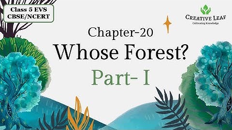 Whose Forest Chp.20 (Part 1/2) #LookingAroundClass 5 #CBSE/NCERT