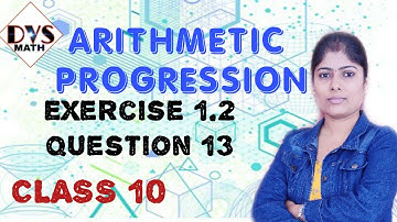 Class 10 Arithmetic Progression Exercise 1.2 Question 13