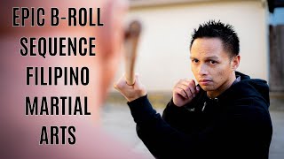Handheld Epic B Roll Camera Movement Filipino Martial Arts Eskrima | Sony A7iii 35mm 1.8