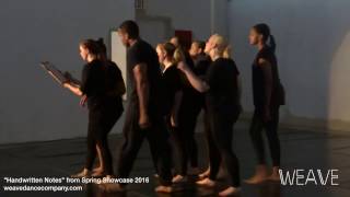 "Handwritten Notes" at WEAVE's 3rd Annual Spring Showcase