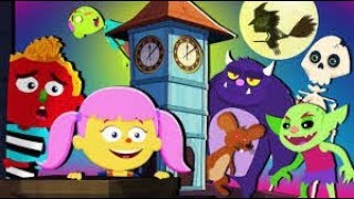 ⁣เพลง Hickory Dickory Dock | เพลงเด็กวันฮาโลวีน | วีดีโอสนุกๆสำหรับเด็ก กับ เมือง Teehee