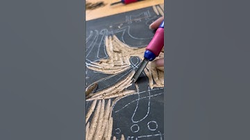 Tranh khắc gỗ tặng VTV