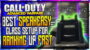 BEST GUN IN AW! "ASM1 SPEAKEASY" BEST CLASS SETUP TO RANK UP