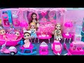 14 Minutes Satisfying with Unboxing Barbie Princess Luxury Bedroom Dress Up Playset ASMR｜Review Toys