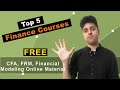 Top 5 Finance Certification in India | Finance Career | Online Free Books and groups