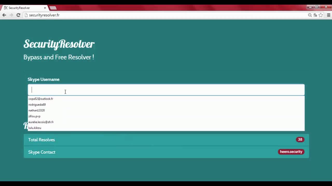 Comment trouver l'adresse ip d'une personne (Skype) + Nouvelle page d