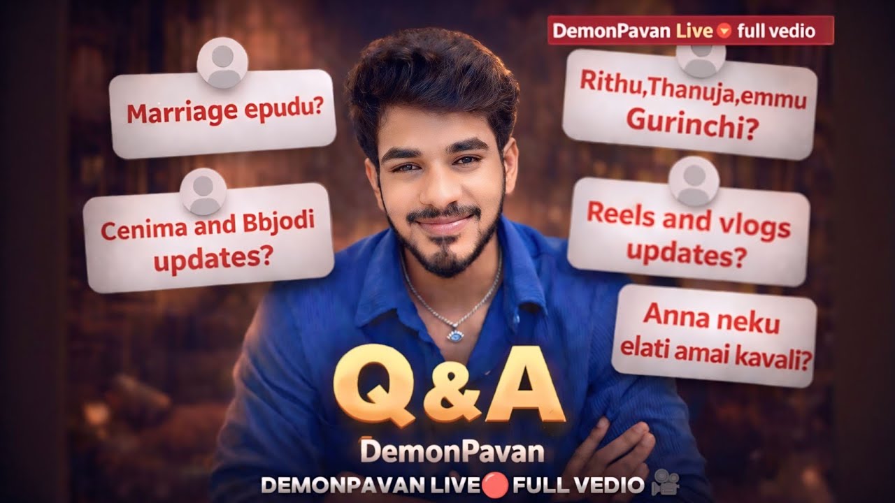 🔥Demon Pavan Live Q&A–Full Video 🔴 