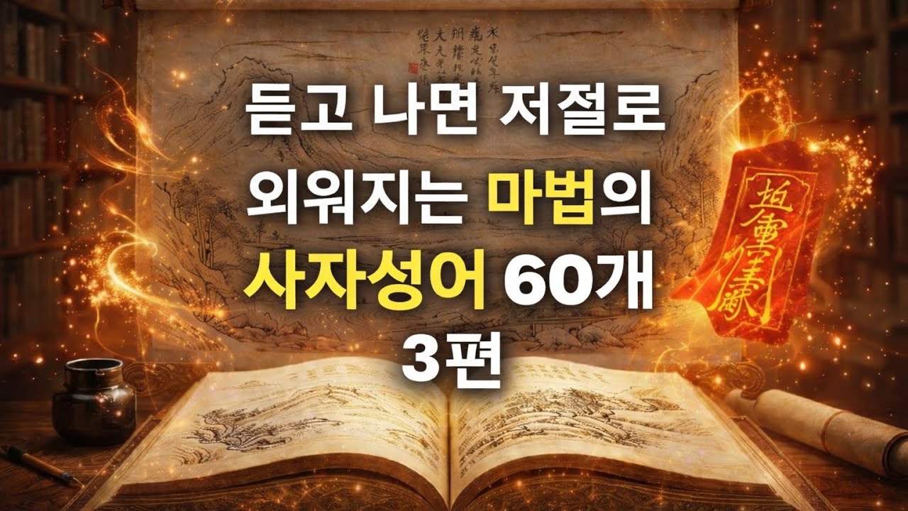 듣고 나면 저절로 외워지는 마법의 사자성어 60개 - 3 편