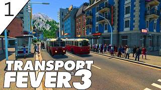 I Built My First Transportation Network in Transport Fever 3