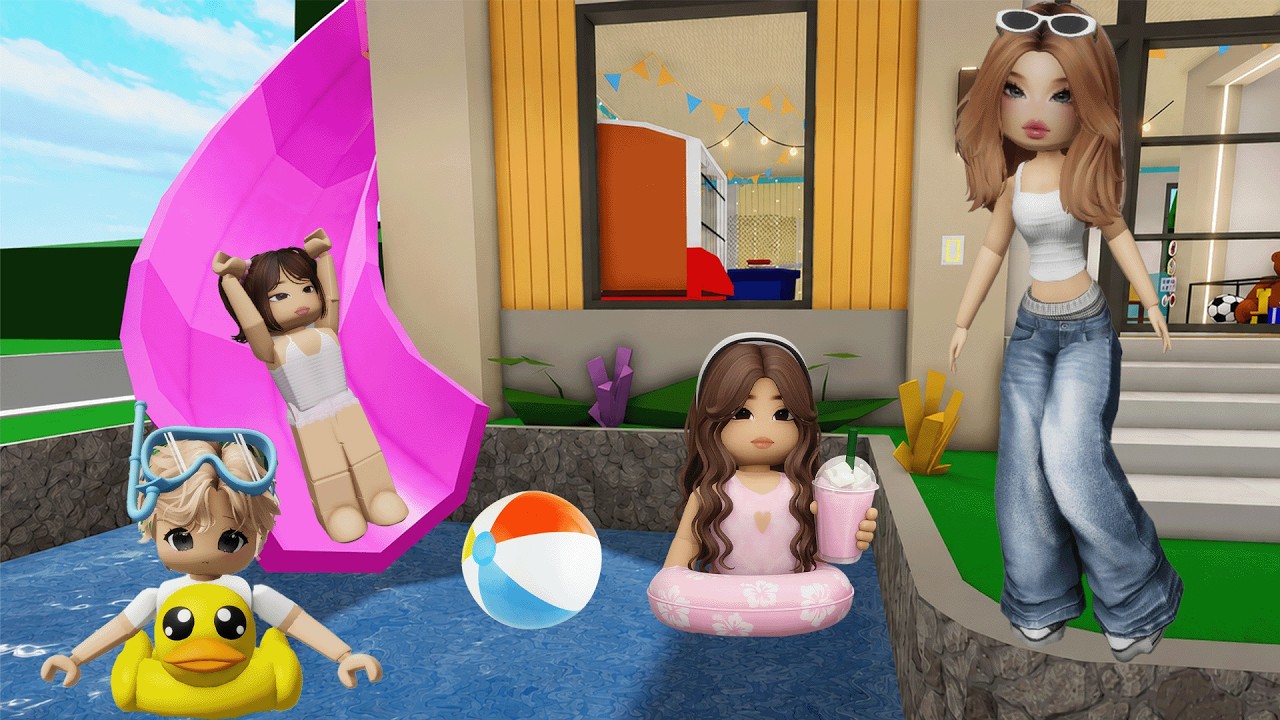 Cuido A Mis Sobrinas Por Un Día en Brookhaven Con Bere Roblox