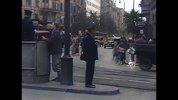 Amazing Stockholm Footage from 1936 in Colour! 🎥 OLD VIDEO FOOTAGE
