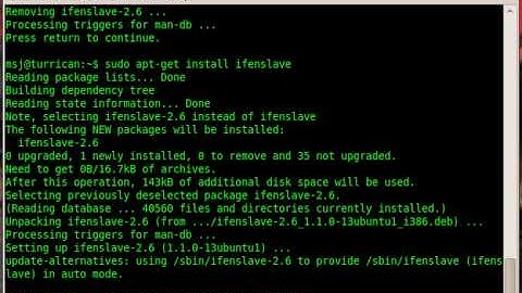 Ethernet Bonding on Ubuntu
