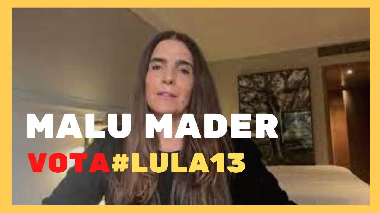MALU MADER VOTA EM 