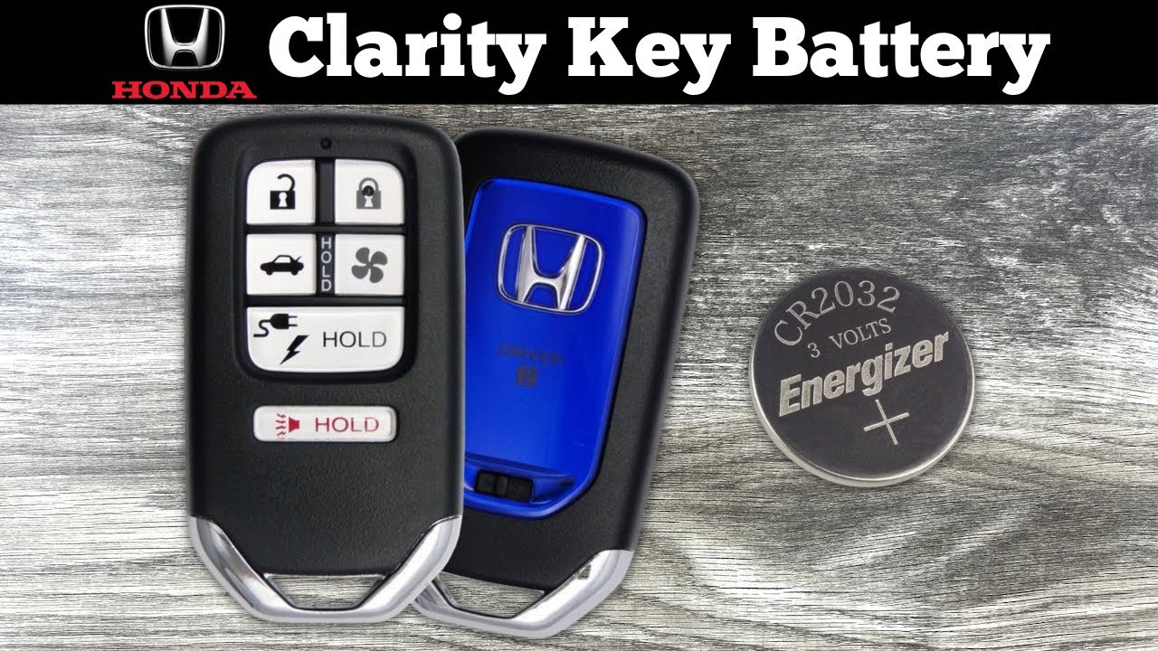 2017 - 2021 Honda Clarity Key Fob Battery Replacement - How To Replace