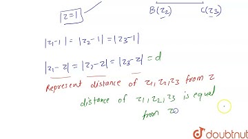 Let z_1, z_2,z_3 be three distinct complex numbers satisfying|z_1- 1|=|z_2 - 1|= |z_3-1|.If z_1+...