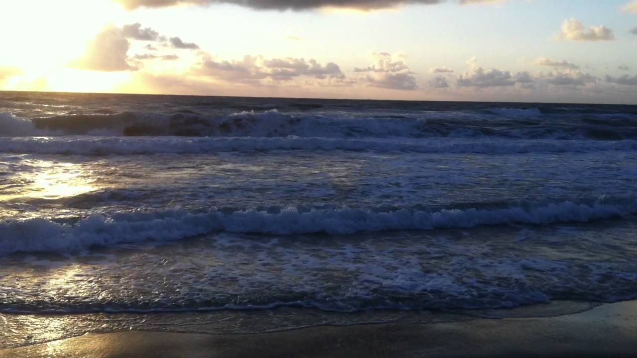 Golden Sunrise Sky and Surf Boynton Beach 92111 YouTube