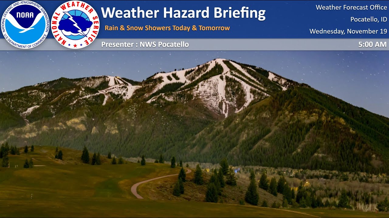 11/19/25 Hazard Briefing - Rain & Snow Showers Today & Tomorrow - YouTube