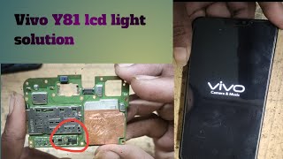 Vivo Y81 lcd light solution || Vivo Y81 display light problem