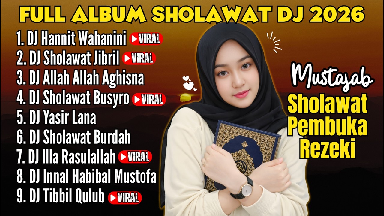HANNIT WAHANINI VERSI DJ SHOLAWAT | Merdu & Penenang Hati
