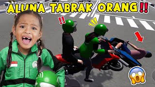 GAWAT ALUNA NABRAK ORANG DI JALAN SAMPAI MENINGGOY!! MAIN GAME OJOL PERTAMA KALI!! screenshot 5