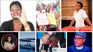Hilda Baci; Buhari/Osinbajo To Get N63Bn Severance Package; U.S, S. Africa Clash; Anambra Widows