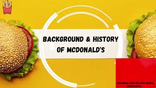 MGT345 GROUP PRESENTATION ( MCDONALD'S COMPONENTS OF OPERATIONS SYSTEM )