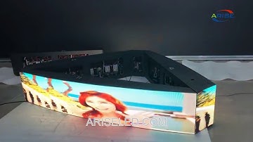 Full color Custom shape 3D LED irregular led display,360 Global LED Video Ball Screen,P2 P2 5 P2 P3