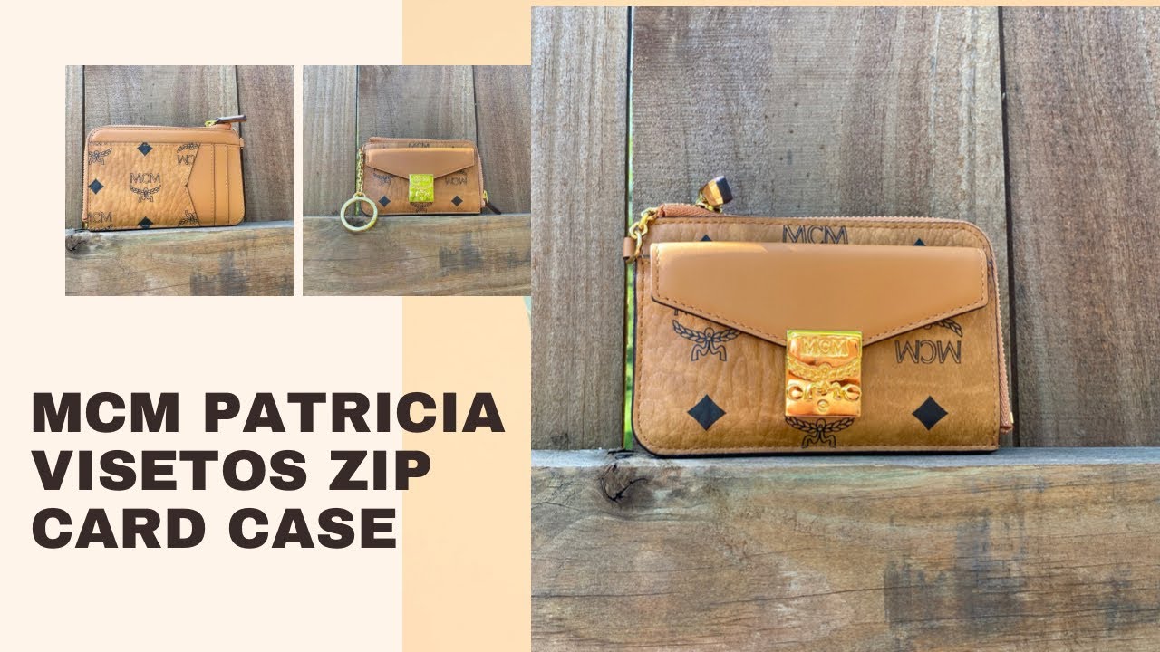 MCM Patricia Visetos Continental Wallet On A Chain Berlin Gold Leather -  MyDesignerly