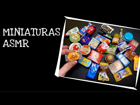 ASMR Portugal: Miniaturas de mercearia! Muito relaxantes e fofas!!!