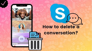 How to delete a conversation on Skype?