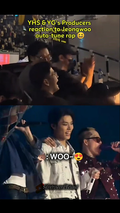 YHS reaction to 🐺's rap 😁 #treasure #jeongwoo #hyunsuk #ygentertainment #shorts #teume #fyp #kpop