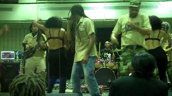 Alexis Perkins and Sadio Payton on stage with UNIT...
