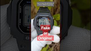 Check Authenticity of Casio GShock G5600UE Tough Solar (G1166) #casio #casiodigital #shorts #short